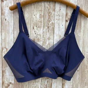 Honeylove Crossover Bra in Navy